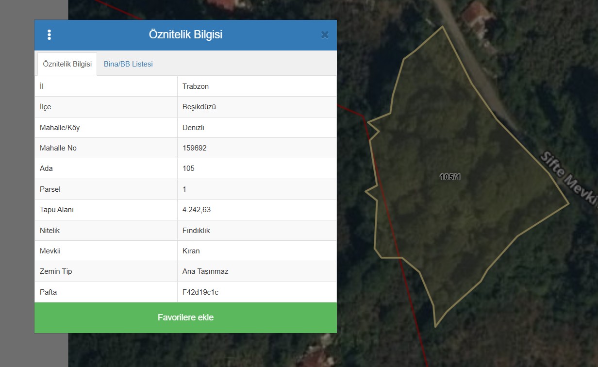 MABEL GAYRİMENKUL/ BEŞİKDÜZÜ/ DENİZLİ MAH 4.242 M2 MÜSTAKİL ARSA